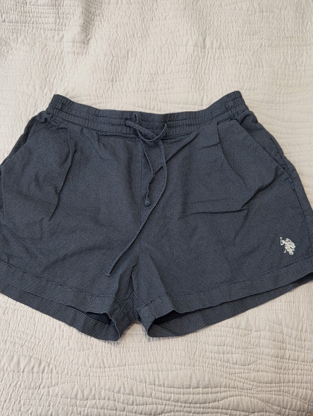 U.S POLO ASSN Women's Navy Drawstring Casual Shorts